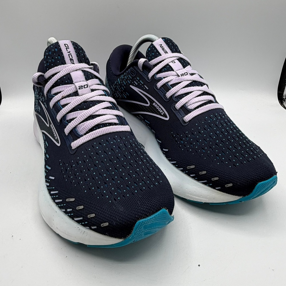 Brooks Glycerin 20 Womens Running Shoes Peacoat Ocean Lilac 1203691B499 Size 9